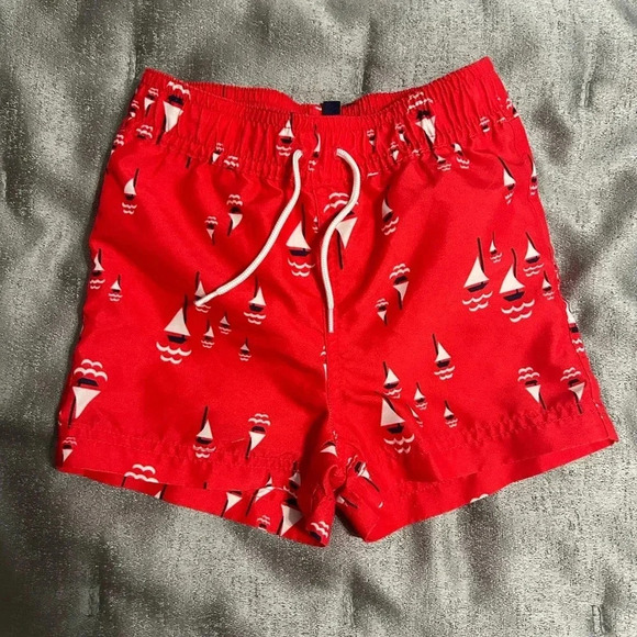 Janie & Jack sailboat swim trunks - Picture 1 of 6
